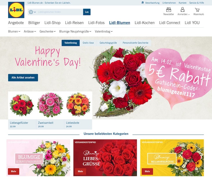 lidl blumen